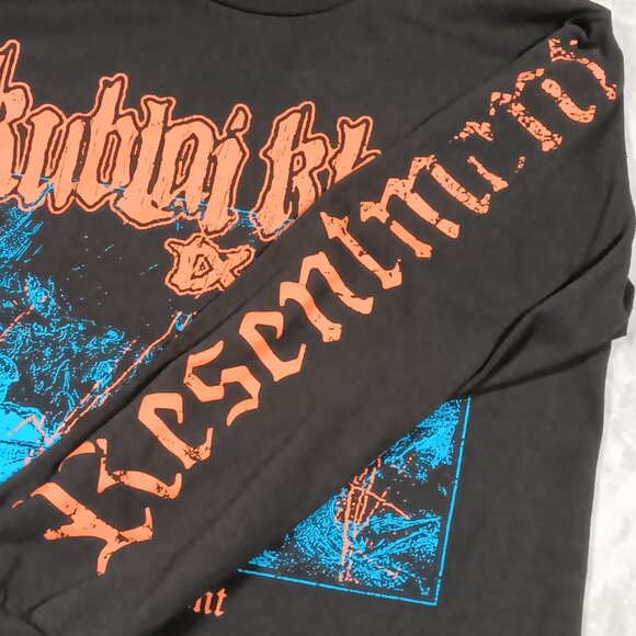 Kublai Khan TX 'Resentment' LS Shirt • Black • Small • Hardcore/Metalcore • RARE - Picture 4 of 9